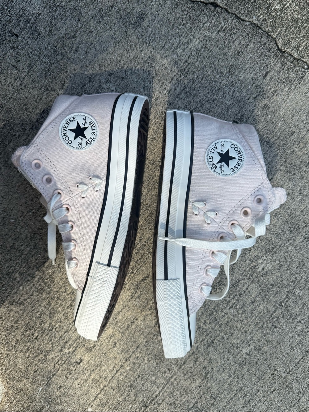 Converse Chuck Taylor All Star Mid Top Sneakers Light Pink Size 7 NWOT - Picture 6 of 10